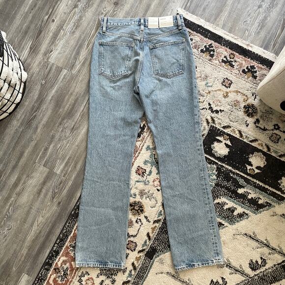 Agolde High Rise Vintage Boot Jeans in Sway Light Wash - Picture 8 of 10